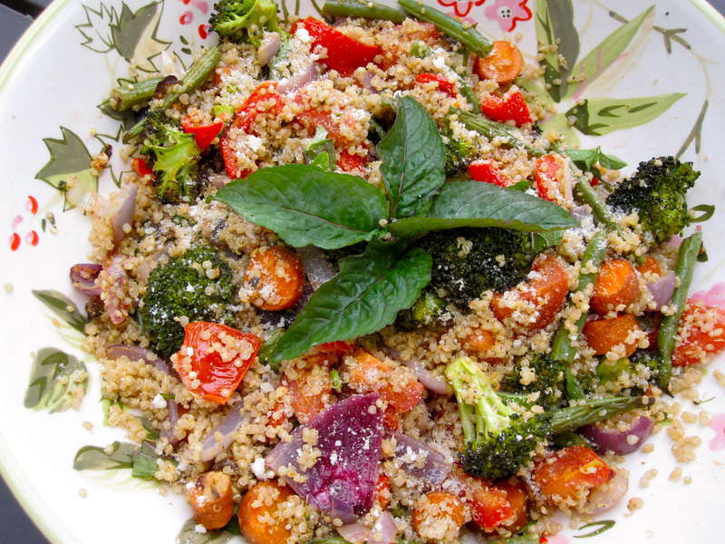 Recipe Roasted Vegetable Quinoa Salad Masala
